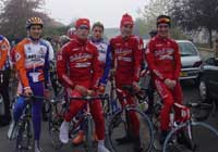 Départ de Voivres Les Le Mans en compagnie de Jimmy, Sébastien Chavanel et Anthony Charteau