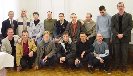 Photo de famille avec Les Elites de L'UCSablé